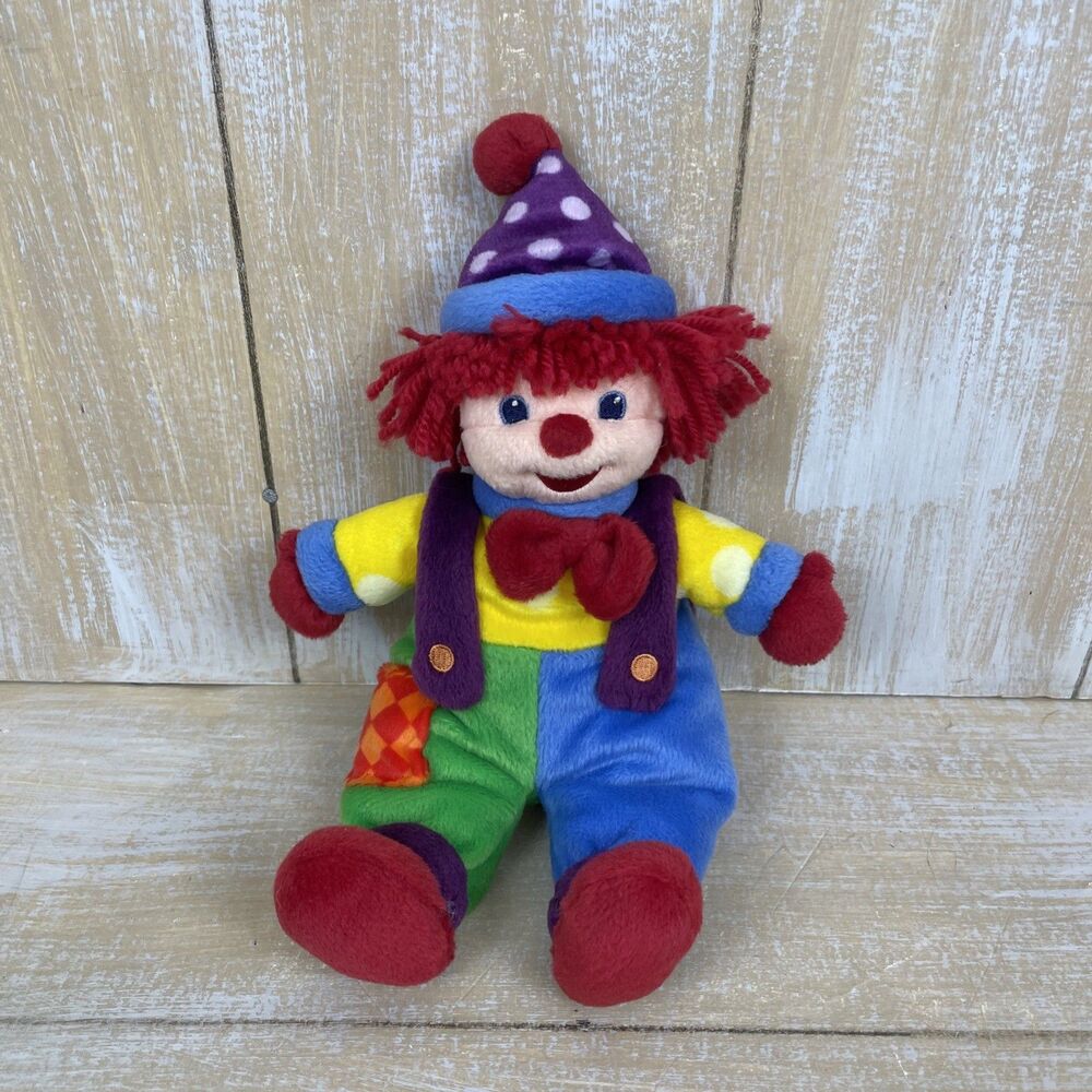 VTG 2001 Gymboree Gymbo the Baby Clown Plush Doll Toy 11” No Sound Plush ONLY